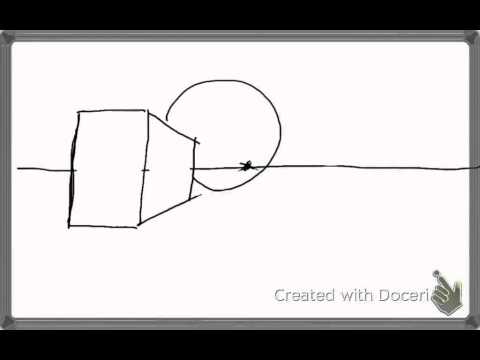 How To Draw 2 Overlapping 3D looking objects