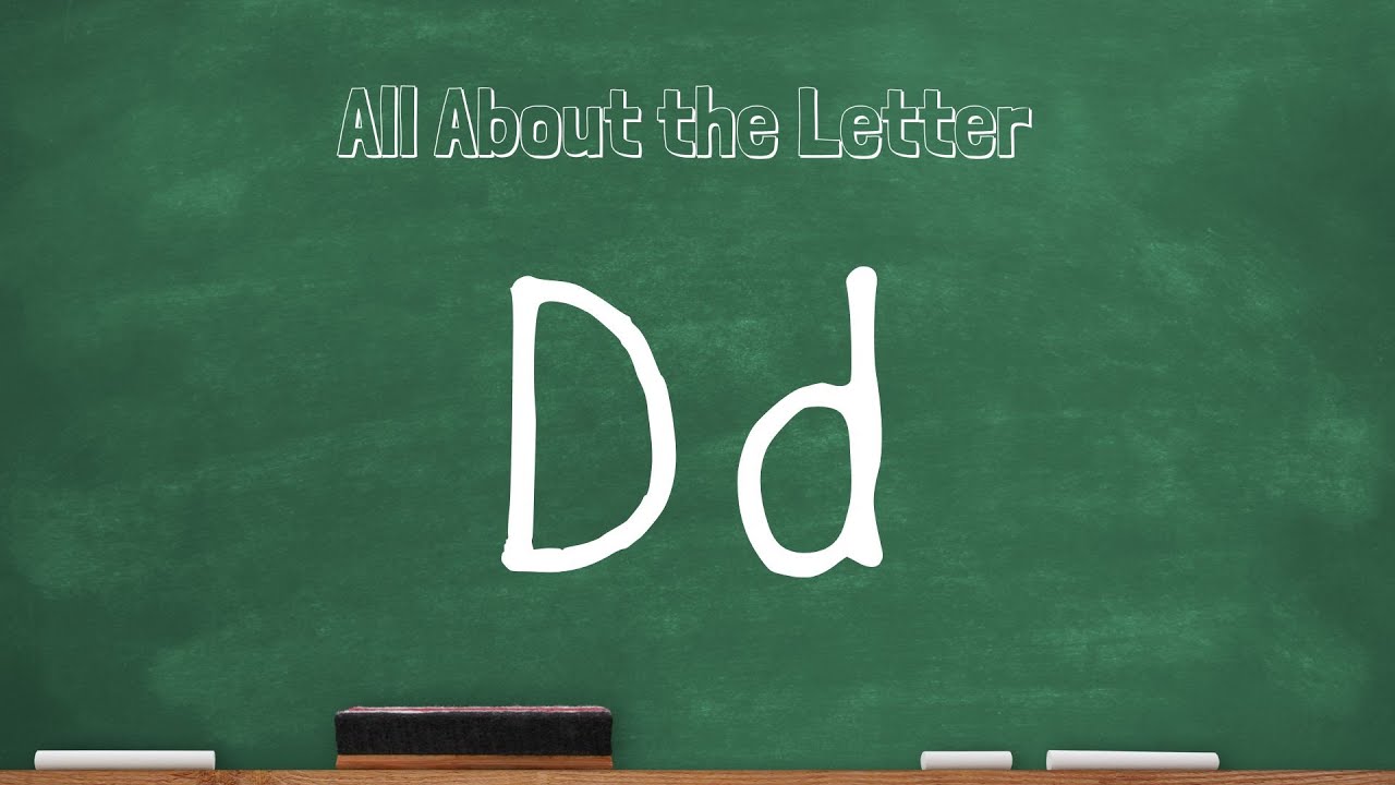 Всё о букве D - Учим буквы - Песенка про буквы - Почерк