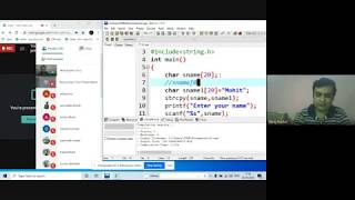 Introduction to string in C Programming. #declaration #initialization  #strlen #gets #puts #input