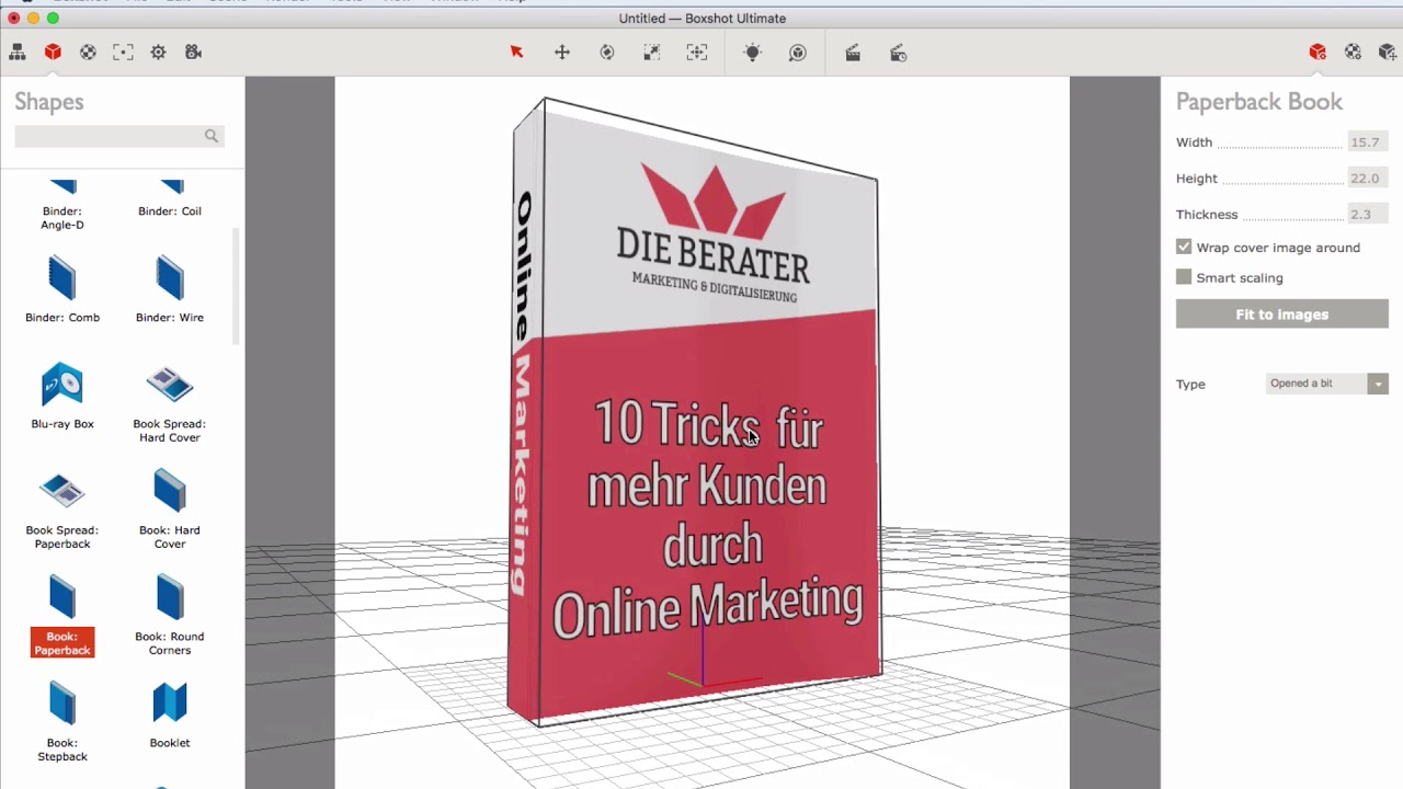 Perfekte Ebook 3d Cover Ganz Easy Erstellen German Deutsch Youtube