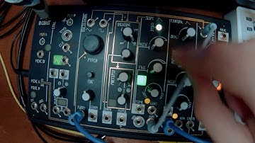 Explaining The Basics Of Modular Synthesis On A 0 Coast For My Mate.