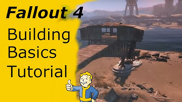 Fallout 4: Settlement Building Tutorial Part 1 - Beginning Basics, How to Get Started
