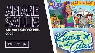 Ariane Sallis  Animation VO Reel 2023