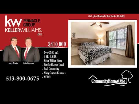 7675 Tylers Meadow Dr, West Chester, OH home video tour
