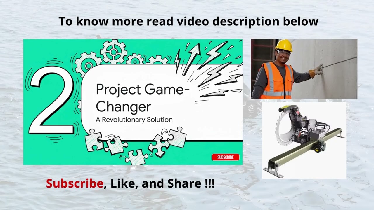 Concete Wall Slotting Saw: Automatic Grooving & Brick Cutting Power!