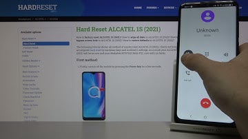 ALCATEL 1S 2021 Incoming Calls