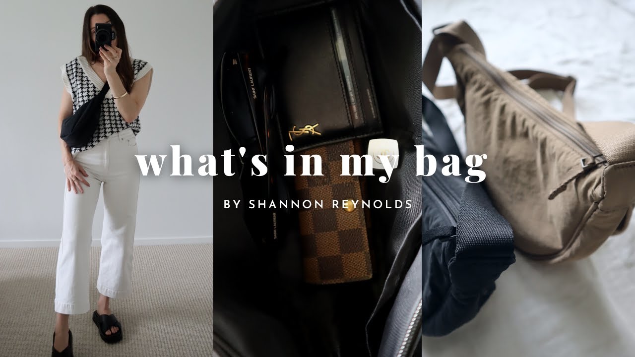 WHAT'S IN MY BAG, UNIQLO ROUND MINI SHOULDER BAG