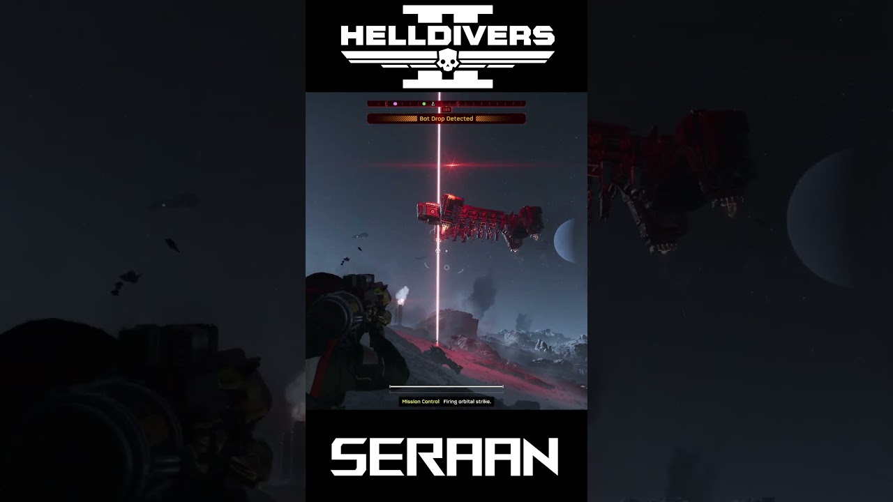 Taking down a drop ship #helldivers2  #gaming  #multiplayer