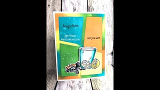 Learn how to Tie Dye your Stamped Cards with Deb Valder