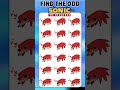 FIND THE ODD SONIC THE HEDGEHOG OUT #223 👊🤡#shorts #sonic