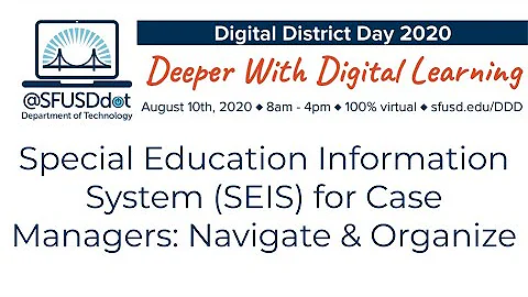 Special Education Information System (SEIS) for Ca...