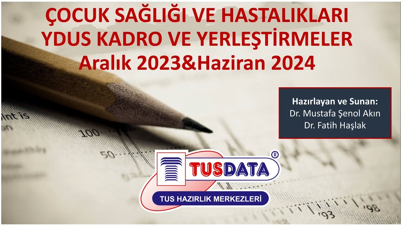YDUS Pediatri Aralık 2023 -  Haziran 2024 Kontenjan Karşılaştırması