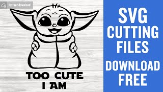 Free Free 130 Clip Art Baby Yoda Svg Cricut SVG PNG EPS DXF File