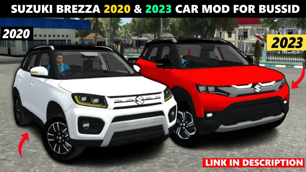 SUZUKI BREZZA 2020 & 2023 Car Mod For Bus Simulator Indonesia | Car Mod For Bussid