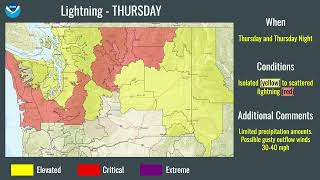 WA & North ID Fire Weather Briefing - July 23, 2026