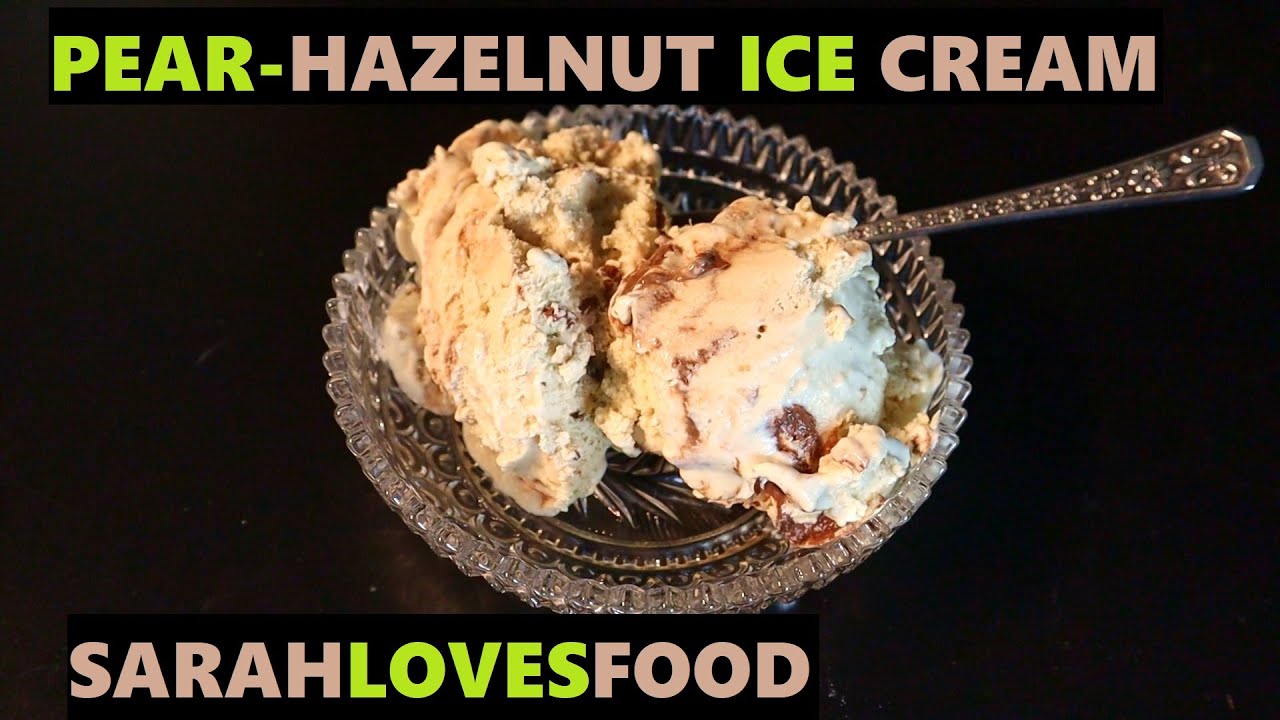 Pear-Hazelnut Ice Cream: Autumn in a Bowl