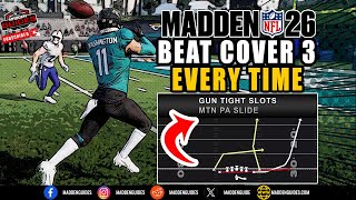 Beat Cover 3 Every Time! Madden 26 Motion Play Action Slide Setup