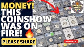 COINSHOW at Roseville was on FIRE 🔥! #gold #silver #coinshow