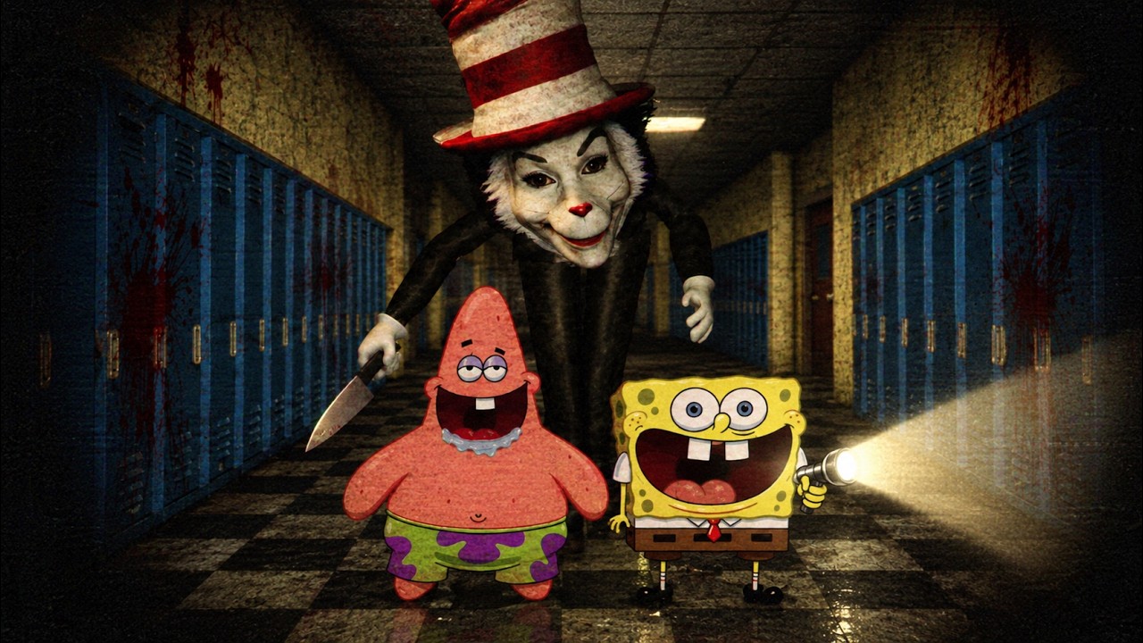 2 Idiots play the scariest cat in the hat ROBLOX HORROR game 💔