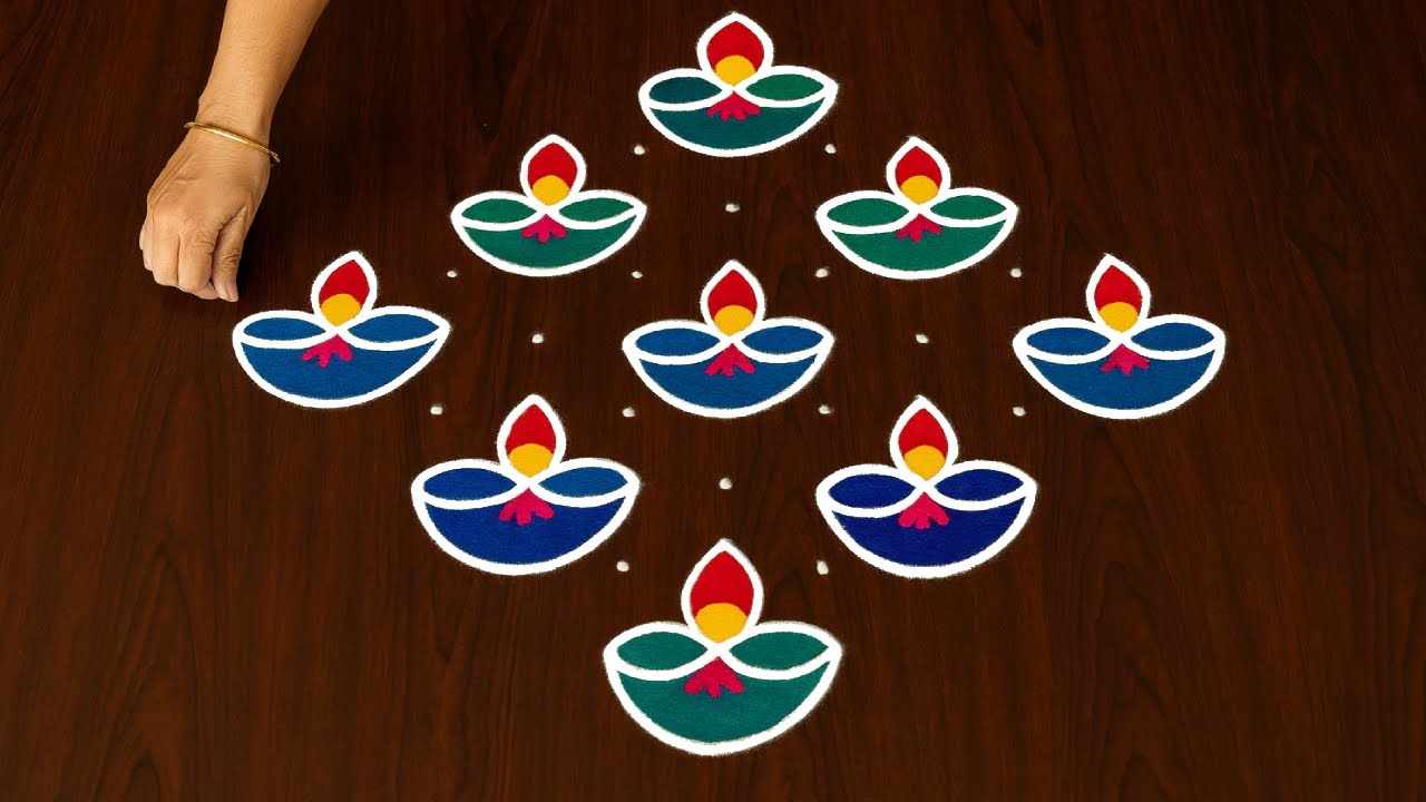 Diwali Muggulu 2024 Rangoli for Diwali