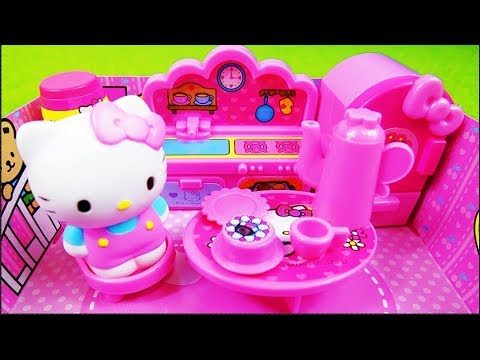 Hello Kitty Kitchen Set キティちゃん おもちゃ ままごとプチハウス キッチン Youtube