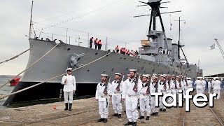 Το Θρυλικό Θωρηκτό Αβέρωφ Στην Θεσσαλονίκη Historic Century-Old Naval Ship Averof