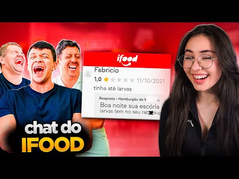 PERDERAM A NOÇÃO NO CHAT DO IFOOD 🤣 (ft. Renato Albani & Victor Sarro) react Canal Canalha