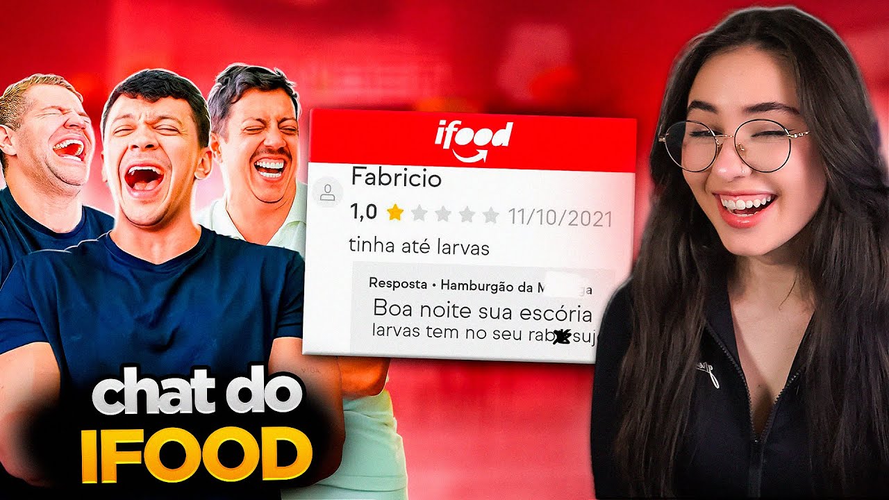 PERDERAM A NOÇÃO NO CHAT DO IFOOD 🤣 (ft. Renato Albani & Victor Sarro) react Canal Canalha