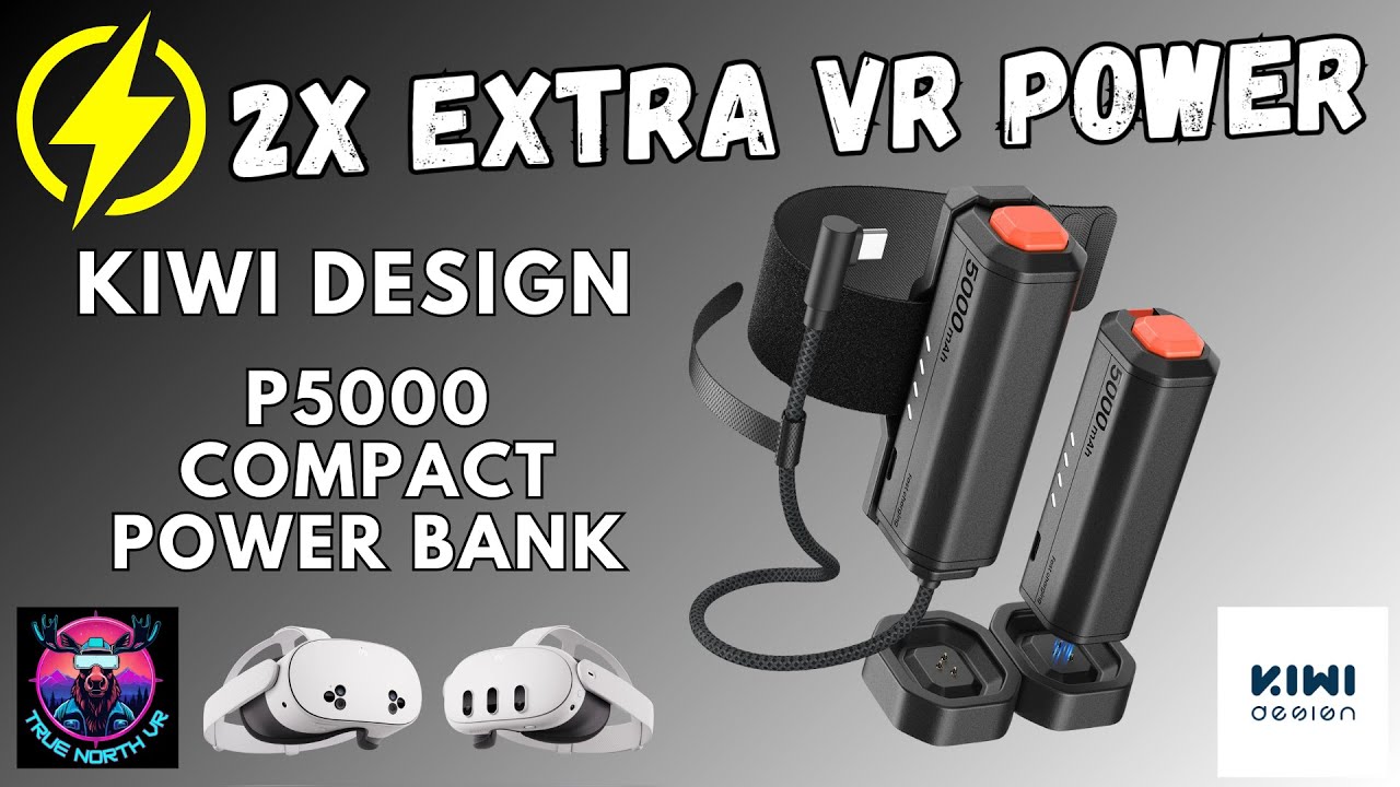 Extend Your VR Game Time! - Kiwi Design P5000 Power Banks Review for Meta Quest & USB-C Type Devices