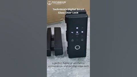 Smart Glass Door Lock–Transform Your Home & Office Security in 2025! #smarthomeautomation #shorts