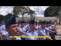 CADETES E VETERANOS DESFILAM CANTANDO AVIAÇÃO EMBARCADA LEGENDADA