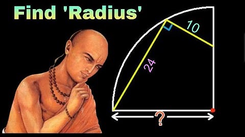 Find the Radius of the Quarter Circle | Olympiad Geometry Questions