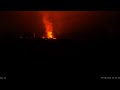 Sundhnksggar volcano eruption in iceland  seen from sandhll  wide