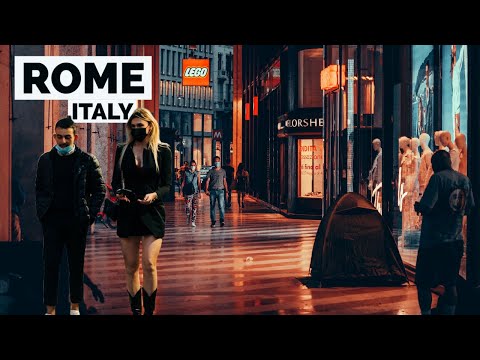 Rome, إيطاليا | جولة مشي 4K | 2 يناير 2023