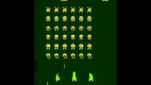 I play Space Invaders for Atari 2600