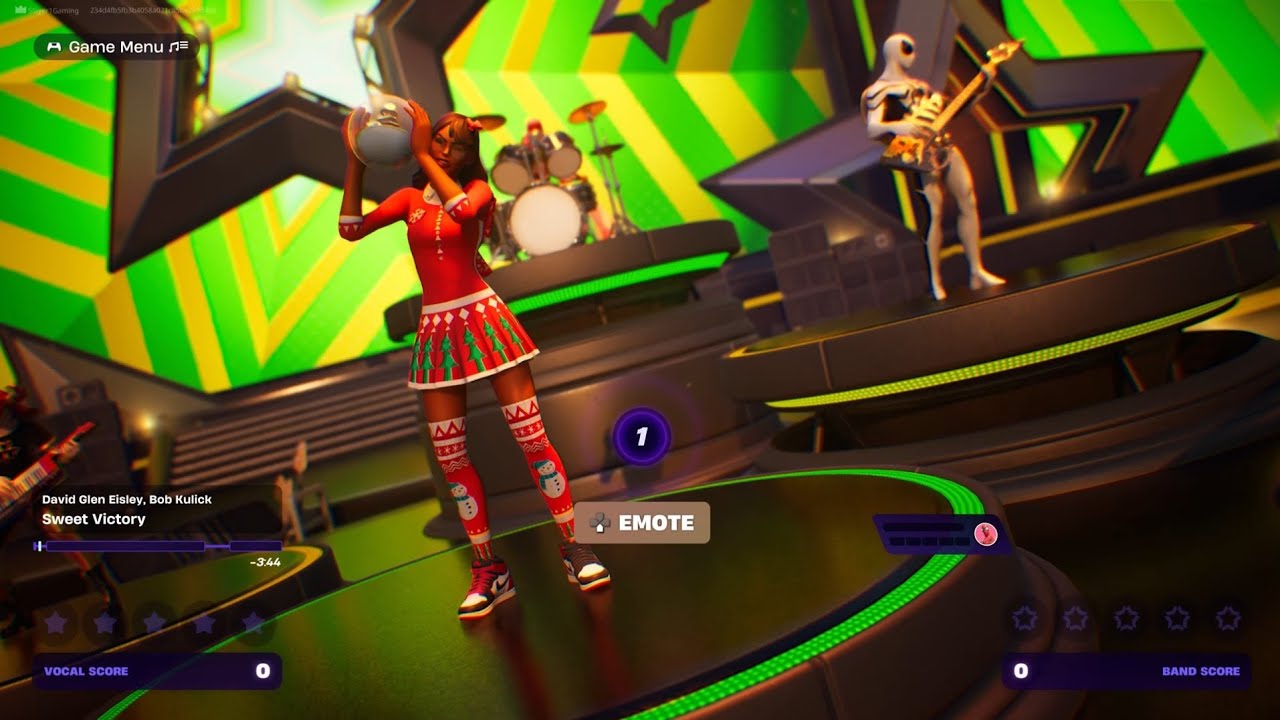 Playing Sweet Victory By David Glen Eisely & Bob Kulick | Fortnite Festival (#16) | Fortnite [#51]