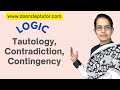 Tautology, Contradiction, Contingency | Statement Forms in Logic - Western Logic &amp; Philosophy