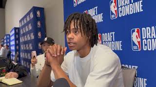2025 NBA Draft Combine: Tre Johnson on How He Would Handle Joining a Team That Lost a Lot of Games
