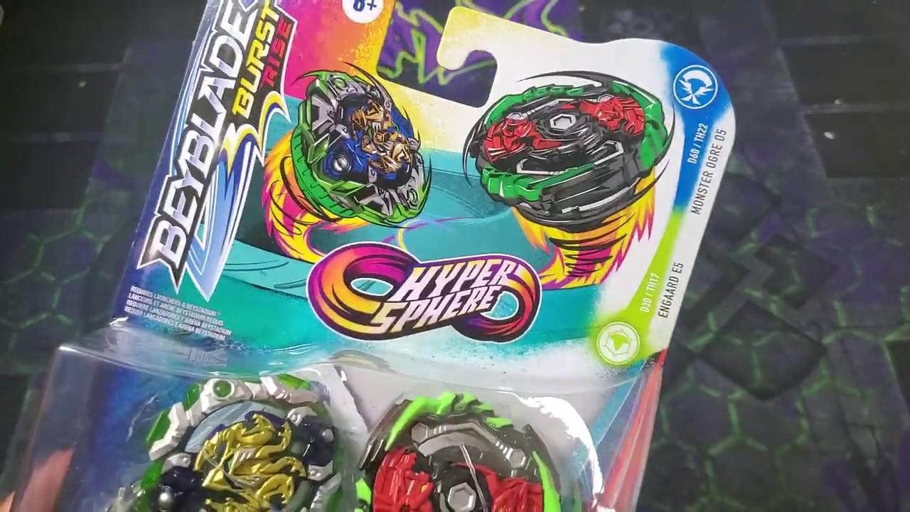 ENGAARD E5 MONSTER OGRE O5 2-PACK UNBOXING! BEYBLADE BURST RISE