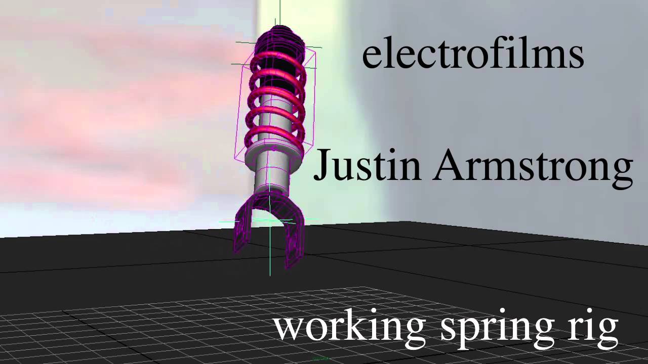 Maya Spring Rig Preview - YouTube
