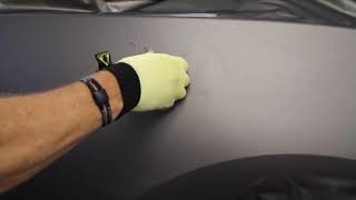 Removing bubbles while installing 3M™ Wrap Film Series 1080