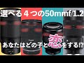 【比較】4社の50mmf1 2を撮り比べてみた!Nikon/Canon/Sony/Sigma