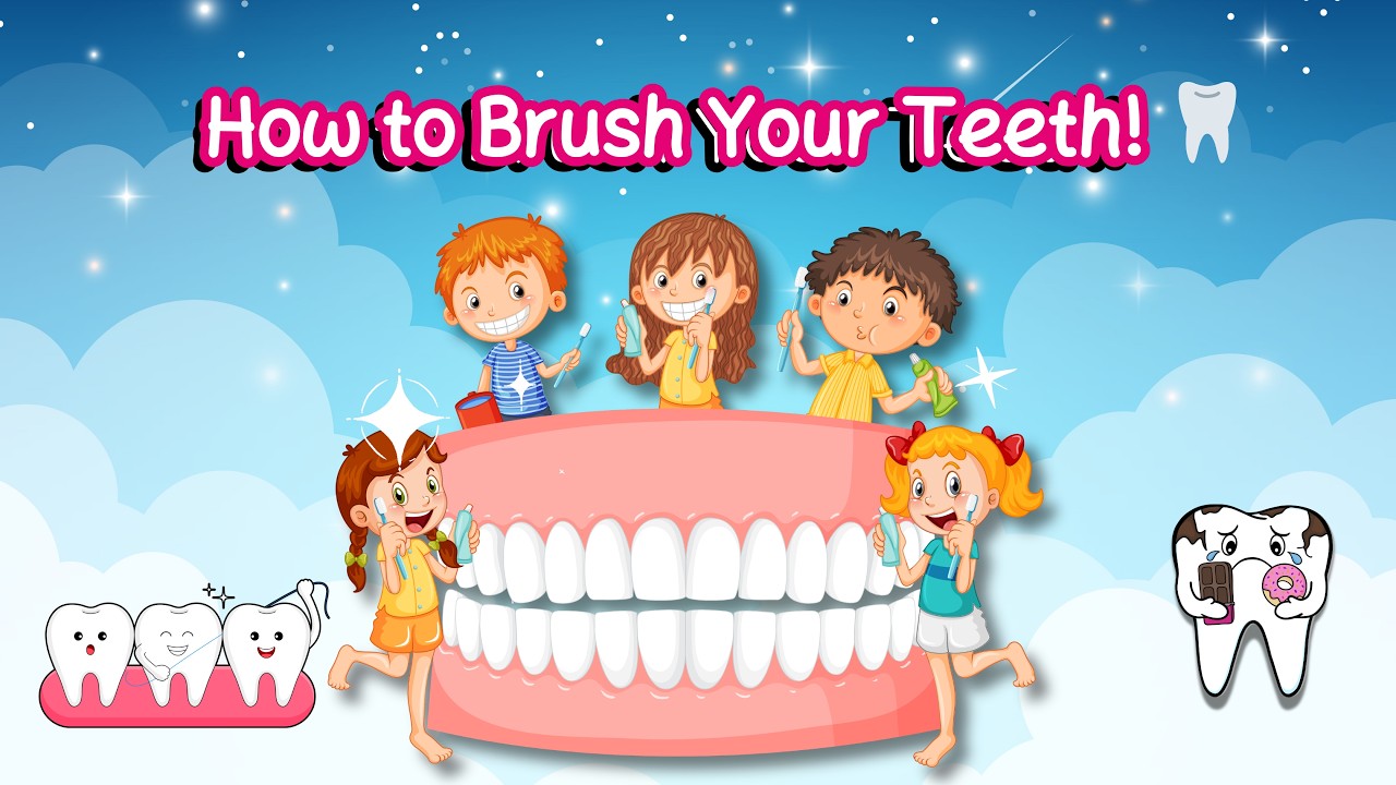 Brush your teeth like a superhero | how to brush teeth for kids ...