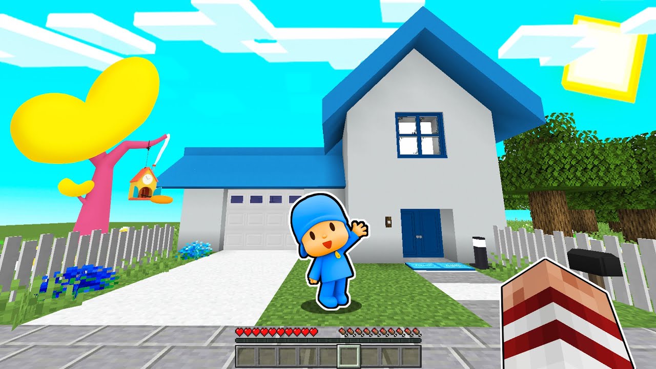 APARECE LA CASA DE POCOYÓ EN MINECRAFT