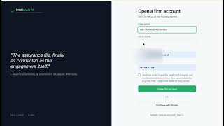 Firm Set up in intelliAudit AI