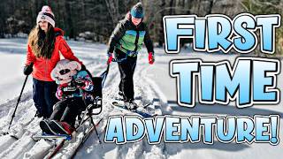 Dallas Tried Adaptive Cross-Country Skiing for the First Time with Her Friend…and it was AMAZING!❤️