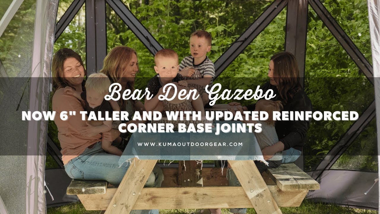 Taller, Tougher, Better — Meet the Upgraded Bear Den Gazebo by Kuma Outdoor Gear!