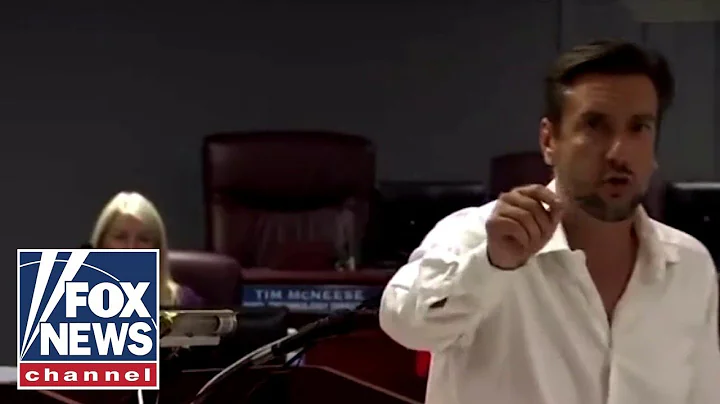 Clay Travis crashes school board meeting to encour...