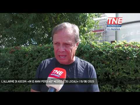 L'ALLARME DI ASCOM: «IN 12 ANNI PERSI 407 NEGOZI E 35 LOCALI» | 19/08/2025