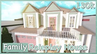 Bloxburg Family Roleplay House Speed Build Youtube - roblox family role play home in bloxburg tour